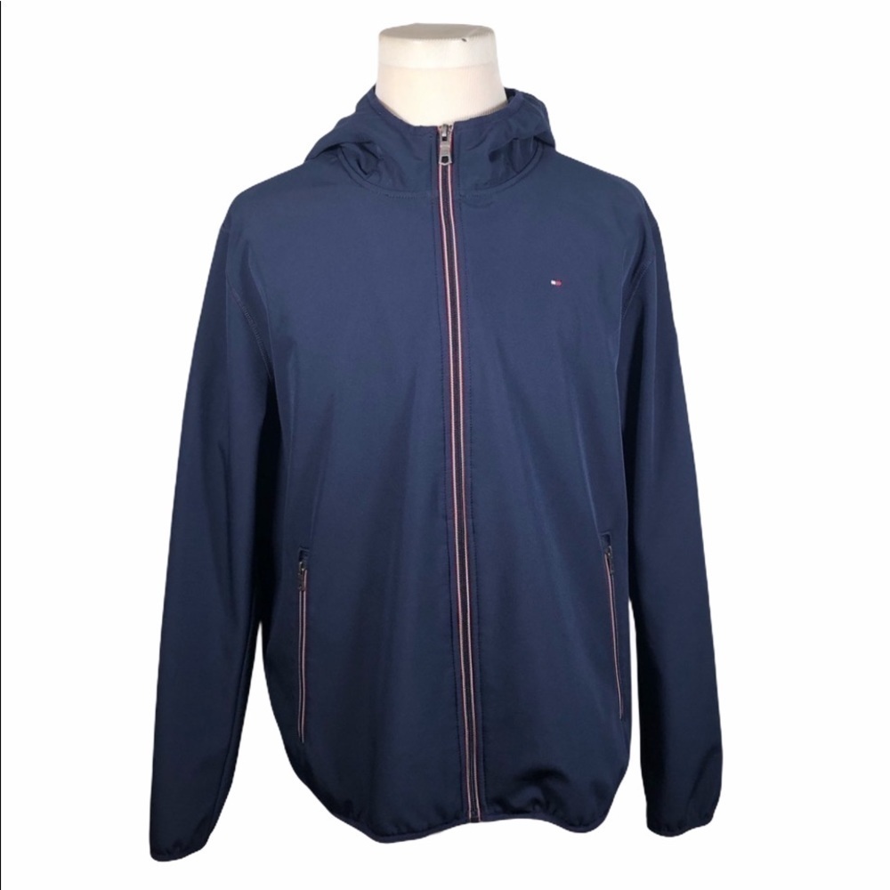 TOMMY Hilfiger Zip Up Hooded Waterproof Jacket